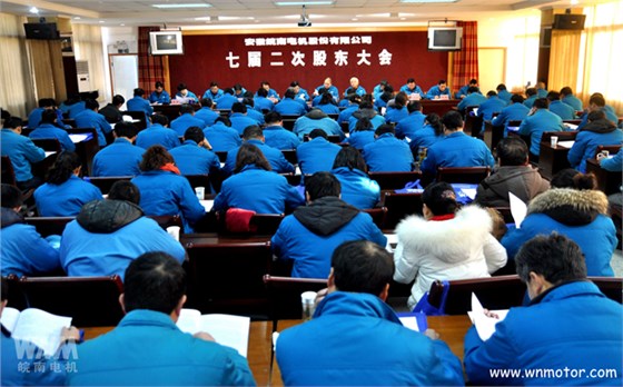 皖南电机股东大会现场 皖南电机股东大会现场